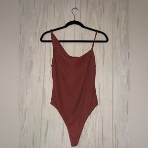 Urban Outfitters Out From Under Terracotta Thong Bodysuit, Size Medium